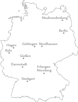 Deutschlandkarte: Konsortialmitglieder